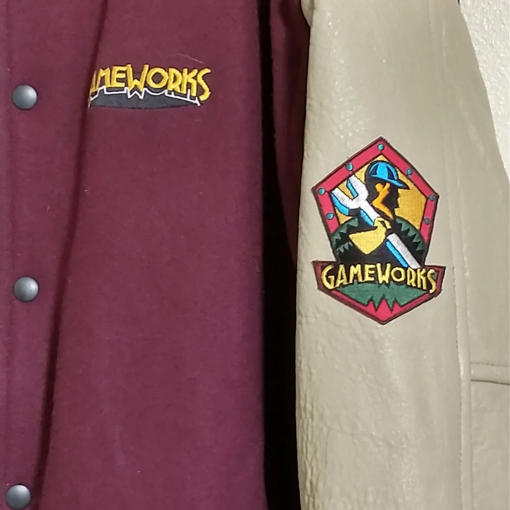 GAMEWORKS SEGA VARSITY JACKET - XL - RARE VINTAGE  1996 Entertainm…